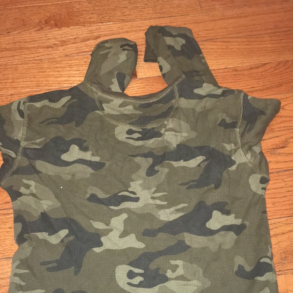 Army green shirt